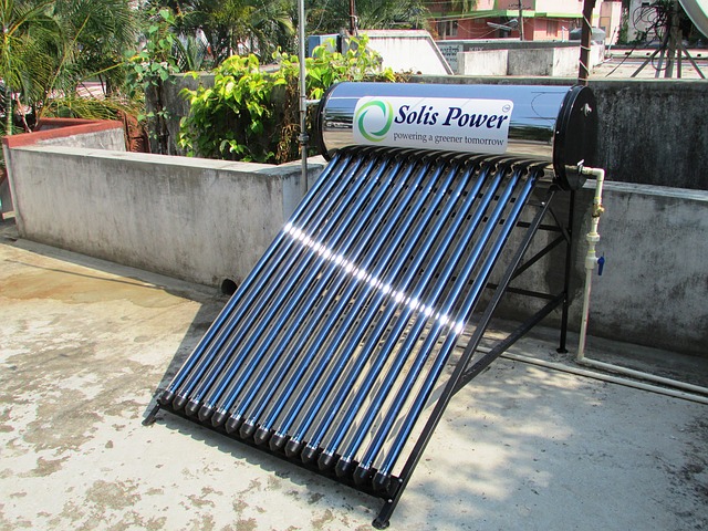 water heater on roof