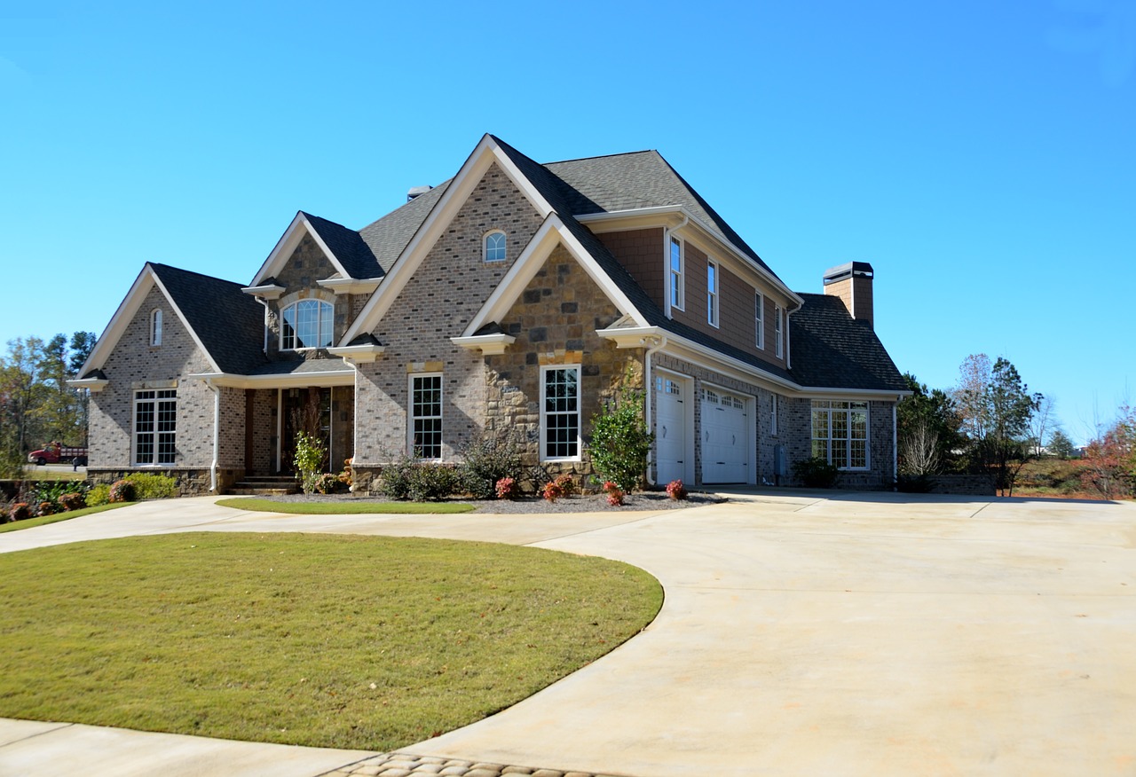 home and driveway