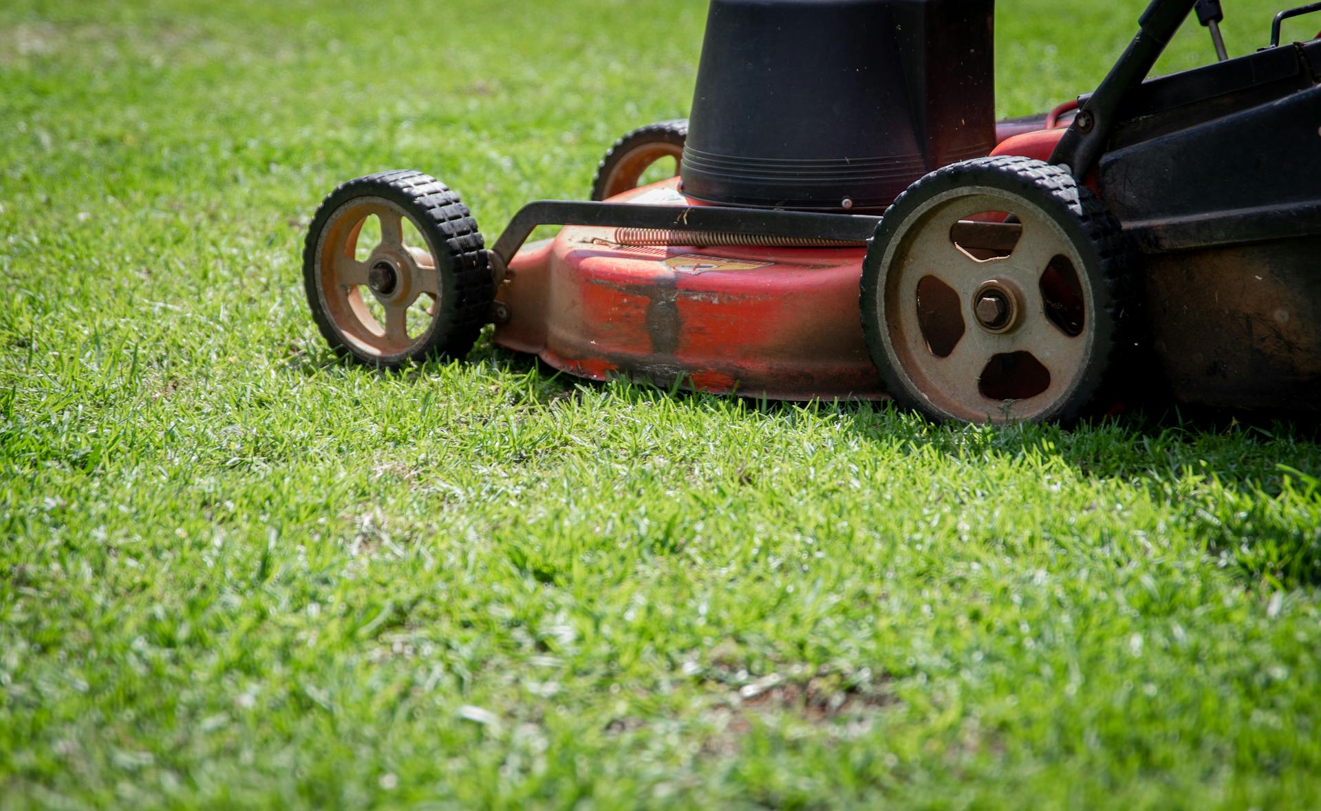 mowing 